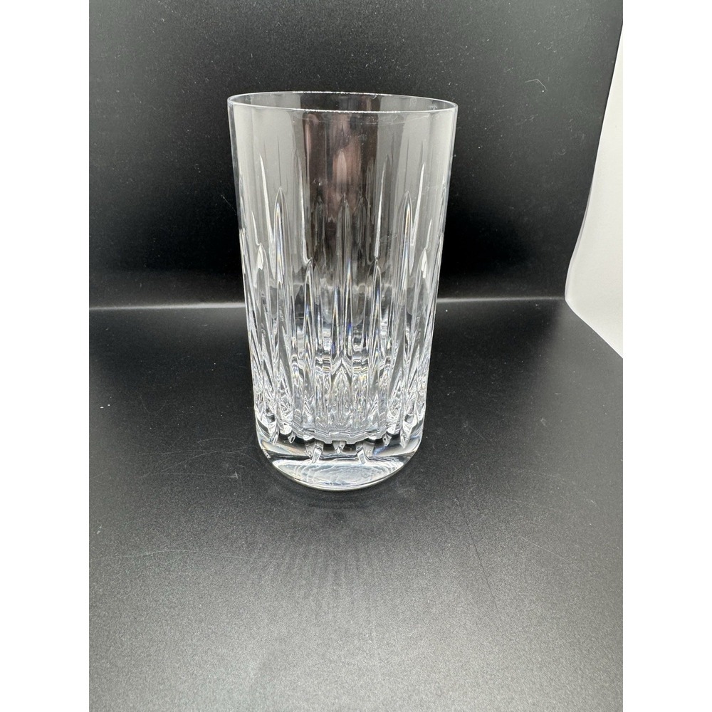 Miller Rogaska Soho Highball Tumbler Vertical Cut Crystal Signed